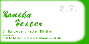 monika heiter business card
